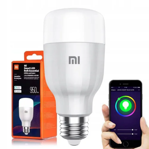 Lámpara XIAOMI Mi LED Smart Bulb Essential Blanco y RGB con Conectividad  WIFI App Celular, oferta LOi.