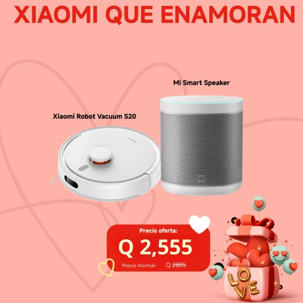 Xiaomi Robot Vacuum S20 y Mi Smart Speaker