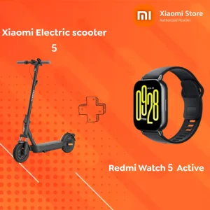 Xiaomi Electric Scooter 5 GL Black Redmi Watch 5 Active Midnight Black