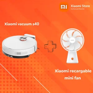 Xiaomi Robot Vacuum S40 US White Xiaomi Rechargeable Mini Fan